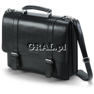 �Dicota BusinessLeather black torba do notebooka 15"/16,1" przedstawia grafika.
