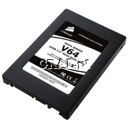 �Corsair Nova Series 64GB, 2.5", SATA II 215MB/s, 130MB/s przedstawia grafika.