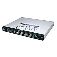 �Linksys SRW2024P-EU 24X10/100/1000T 2xCombo MINIGBIC WEBVIEW/POE przedstawia grafika.
