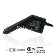 �Whitenergy samochodowy zasilacz 19V/4.74A 90W wtyczka 5.5x2.5mm przedstawia grafika.