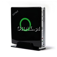 �Zotac ZBOXHD-AD01-E Athlon Neo X2 (1.50) ATI HD3200 HDMI WiFi Czarny Barebone przedstawia grafika.