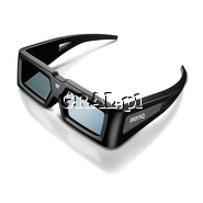 �Benq 3D Glasses okulary 3D do projektor�w BENQ DLP 3D READY przedstawia grafika.