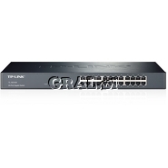 TP-Link Switch TL-SG1024 24x 10/100/1000 Mbit (RJ45) Rack przedstawia grafika.