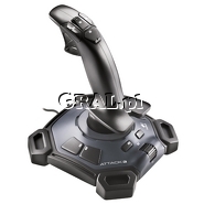 Joystick Logitech Attack 3 przedstawia grafika.