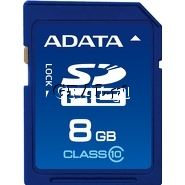 Secure Digital SDHC 8GB ADATA Class 10 przedstawia grafika.