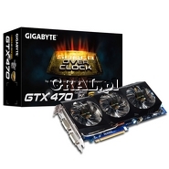 GeForce GTX470 Gigabyte 1280MB, DDR5, HDMI, DVI, PCI-E SOC 700/3348 przedstawia grafika.