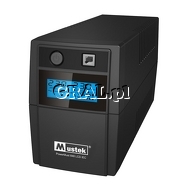 Mustek PowerMust 848 LCD 850VA (IEC) przedstawia grafika.