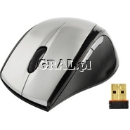 A4Tech XFar Wireless Optical Mouse G7-750-3 (Nano) Srebrna przedstawia grafika.