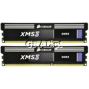 DDR3 8GB 1600MHz Corsair XMS3 (2x4GB, DualDDR, CL9) przedstawia grafika.