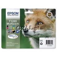 Wklad Epson MultiPack C/M/Y/K T1285 przedstawia grafika.