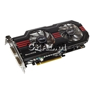 GeForce GTX560Ti Asus 1024MB, DDR5, miniHDMI, 2xDVI, PCI-E DCII przedstawia grafika.