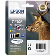 Wklad Epson MultiPack C/M/Y T1306 przedstawia grafika.