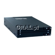 Kieszen HDD CTM-1322S Backplane (3.5" na 2x HDD/SDD 2.5", SATA/300, ob. aluminiowa) przedstawia grafika.