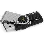 PenDrive 16GB USB 2.0 Kingston DataTraveler 101 G2 Black przedstawia grafika.