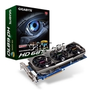 Radeon HD6870 Gigabyte 1024MB GDDR5, DP, HDMI, 2xDVI, PCI-E przedstawia grafika.