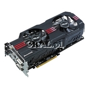 GeForce GTX570 Asus 1280MB, DDR5, miniHDMI, 2xDVI, PCI-E DirectCU II przedstawia grafika.