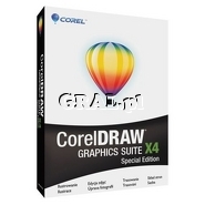 CorelDRAW Graphics Suite X4 PL Special Edition BOX przedstawia grafika.