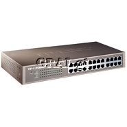 TP-Link Switch TL-SG1024D 24x 10/100/1000 Mbit (RJ45) przedstawia grafika.
