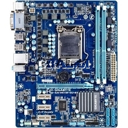 Gigabyte GA-H61M-D2-B3, H61, DDR3, SATA2, GBLAN, mATX, LGA1155 przedstawia grafika.
