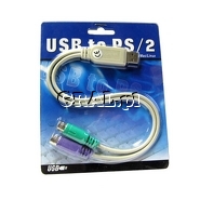 Konwerter USB/PS2 x2 przedstawia grafika.