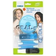 �Zestaw do czyszczenia notebook�w/monitor�w LCD/telewizor�w LCD/ CD/DVD przedstawia grafika.