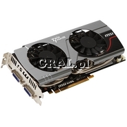 �GeForce GTX560Ti MSI 1024MB, DDR5, miniHDMI, 2xDVI, PCI-E, Hawk 950/4200 przedstawia grafika.