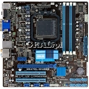 Asus M5A78L-M/USB3 AMD 760G, VGA, DDR3, SATA2, RAID, GBLAN, mATX, AM3+ przedstawia grafika.