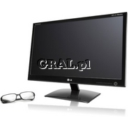 �LG 23" LCD D2342P-PN (5ms, HDMI, LED, czarny, FullHD, 3D Cinema) przedstawia grafika.