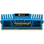 DDR3 4GB 1600MHz Corsair Vengeance XMP Blue CL9 przedstawia grafika.