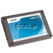 Crucial M4 SSD 128GB, 2.5", SATA3, 415MB/s, 175MB/s     przedstawia grafika.