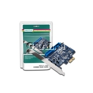 Digitus Kontroler 2x SATA 3, 1x ATA, PCI-E przedstawia grafika.