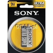 Baterie Sony Ultra 9V R9 6F22 przedstawia grafika.