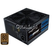 Zasilacz do obudowy ATX 550W OCZ ZS (Fan 135mm, PFC) przedstawia grafika.