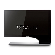 Samsung 27" LCD T27A950 (5ms, LED, 3D, DVI, 2xHDMI, FullHD, Tuner TV) przedstawia grafika.