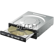 Lite-On iHAS624 SATA, LightScribe, LabelTag, Czarna, BOX  przedstawia grafika.