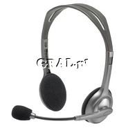 Sluchawki Logitech Headset H110 przedstawia grafika.