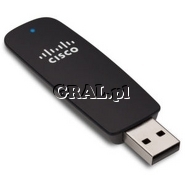 Linksys AE2500-EE Dual-Band Wireless-N USB przedstawia grafika.