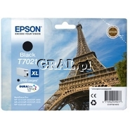 Wklad Epson Black T702 XL (WP4000/4500) przedstawia grafika.