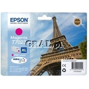 Wklad Epson Magenta T702 XL (WP4000/4500) przedstawia grafika.