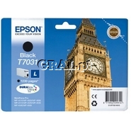 Wklad Epson Black T703 (WP4000/4500) przedstawia grafika.
