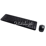 Logitech Wireless Desktop MK220 przedstawia grafika.