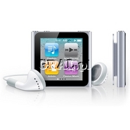 Apple iPod NANO 6gen 8GB Srebrny MC525 przedstawia grafika.