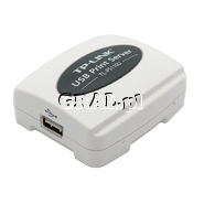 TP-Link Printserver TL-PS110U 1xUSB, 1xRJ45 przedstawia grafika.
