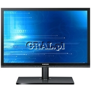 Samsung 24" LCD S24A650D (4ms, LED, DP, DVI, czarny) przedstawia grafika.