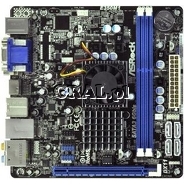 ASRock E350M1 E-350, A50M, HD6310, DDR3, PCI, SATA3, GBLAN, MiniITX przedstawia grafika.