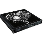 LiteOn eNAU608 Slim LightScribe USB 2.0 BOX Czarna (zewnetrzna) przedstawia grafika.