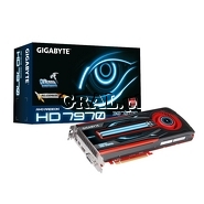 �Radeon HD7970 Gigabyte 3072MB GDDR5, 2xmDP, HDMI, DVI, PCI-E przedstawia grafika.