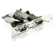Delock Kontroler 2xRS232 PCI-e przedstawia grafika.