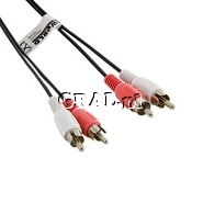 �Kabel stereo 2x RCA (Cinch) /2x RCA (Cinch) 2.0m przedstawia grafika.