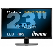 Iiyama 23" LCD ProLite X2377HDS-B1 (5ms, LED, HDMI, DVI, czarny, FullHD, goniki) przedstawia grafika.